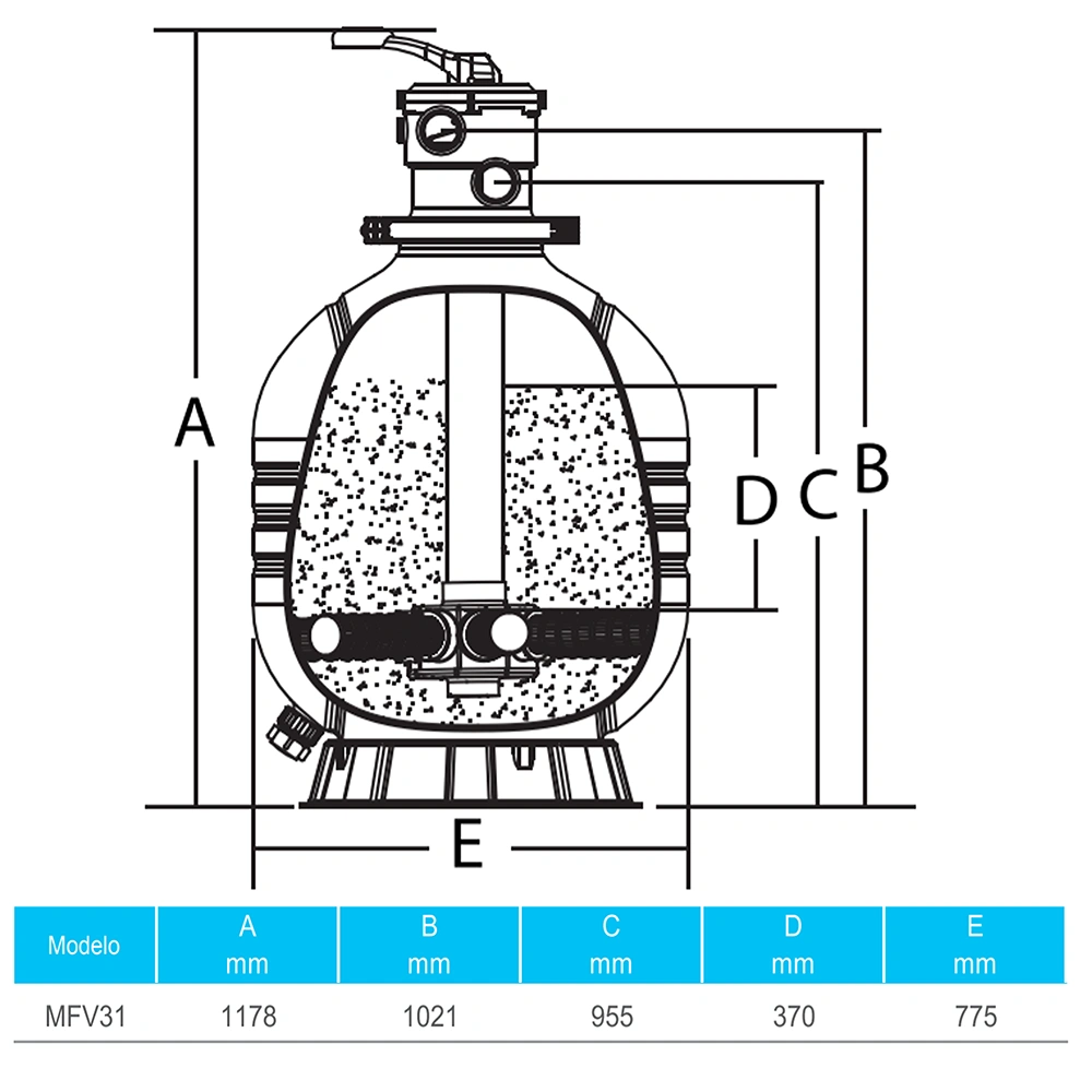 Filtro Emaux MFV 31