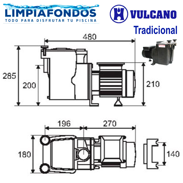 Bomba Vulcano BAT Tradicional