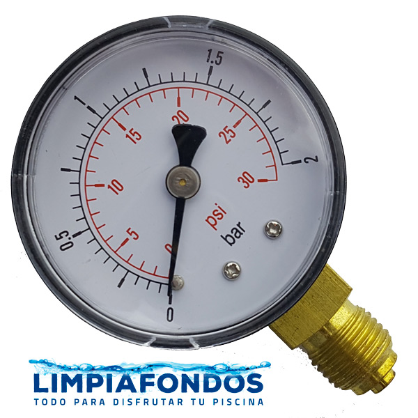 Manómetro conexión lateral
