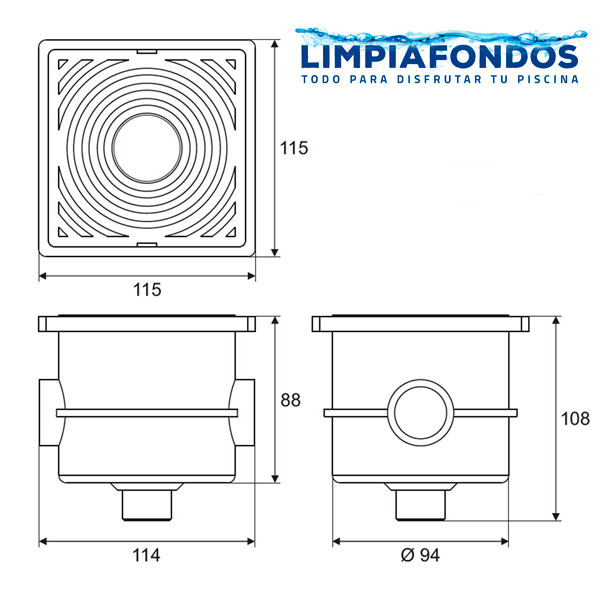Caja Estanca Conexión Focos