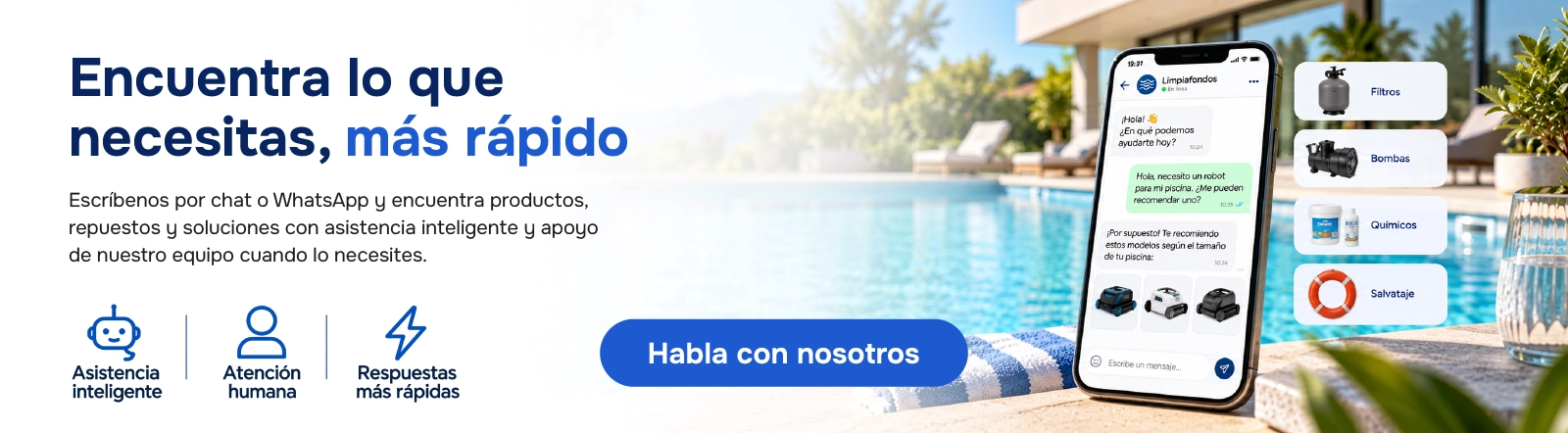 Cyber Week: hasta 30% de descuento en soluciones para agua, limpieza y más.